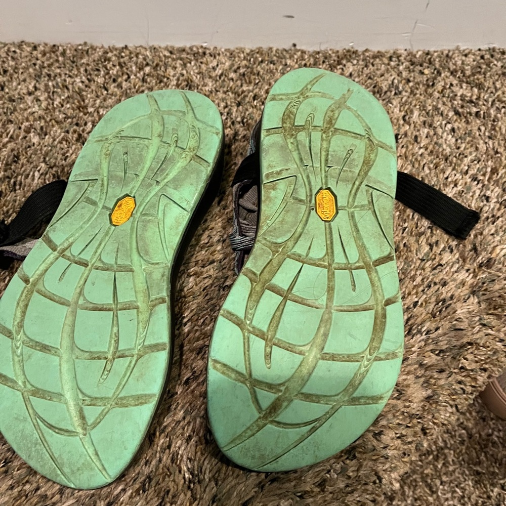 Chaco Strappy Sandals black, blue, purple - Picture 4 of 7